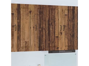Meuble mural de cuisine | armoire de cuisine bois ancien 30x31x100cm