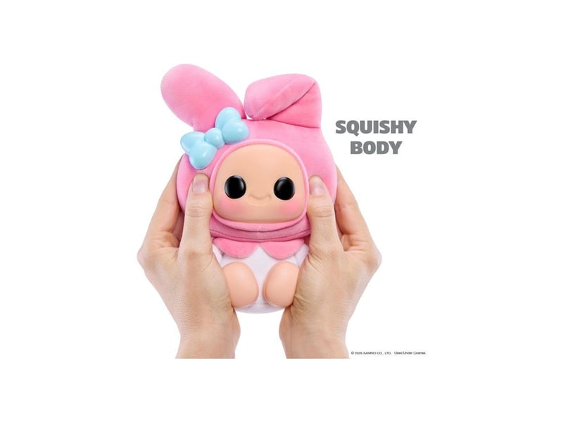  Peluche porte clefs my melody squishy multicolore LIT0035051253259 - Conforama B