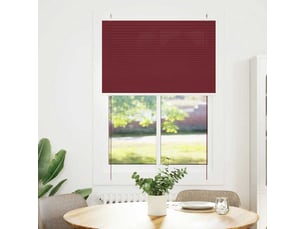 Store plissé, store de fenêtre rouge bordeaux 100x100 cm largeur du tissu 99,4 cm cf47018