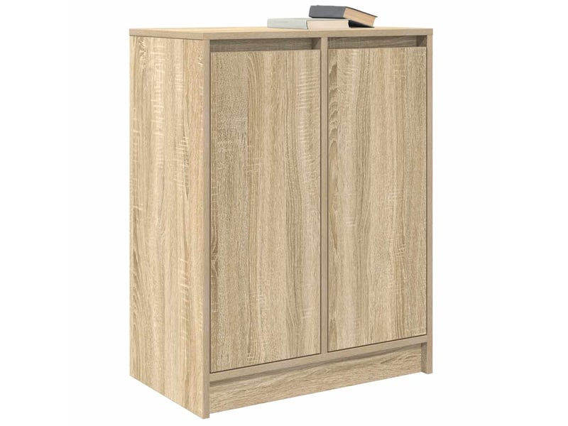  Buffet - bahut - meuble de rangement chêne sonoma 57x34x76 cm bois d'ingénierie  - Conforama D