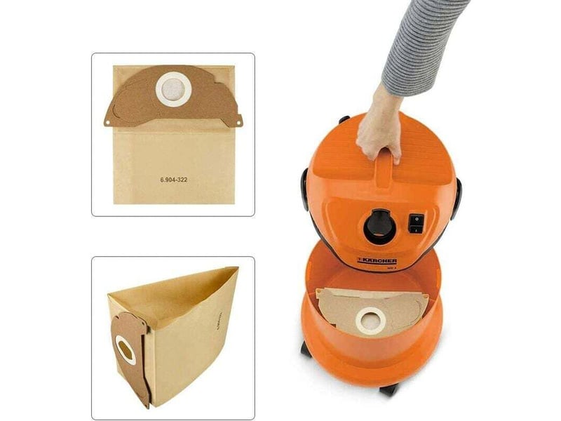  Lot de 10 sacs d’aspirateur pour karcher 6.904-322.0  - Conforama C