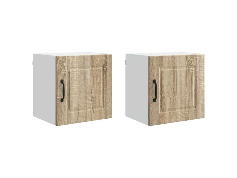  Meuble mural de cuisine | armoire de cuisine 2 pcs chêne sonoma bois d'ingénierie shl9192  - Conforama A