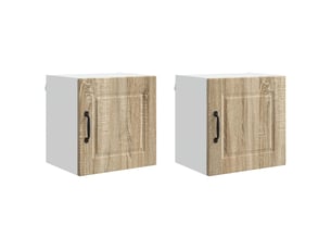 Meuble mural de cuisine | armoire de cuisine 2 pcs chêne sonoma bois d'ingénierie shl9192
