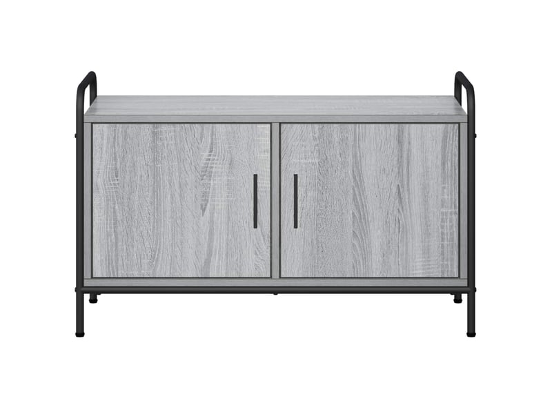  Meuble tv moderne, banc tv 79,5x33x50 cm sonoma gris bois d'ingénierie shl55558  - Conforama D