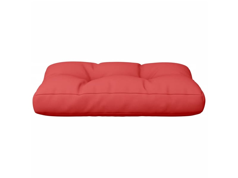  Coussin de palette, coussin de chaise, coussin de canapé rouge 50x40x12 cm tissu cf55438  - Conforama E