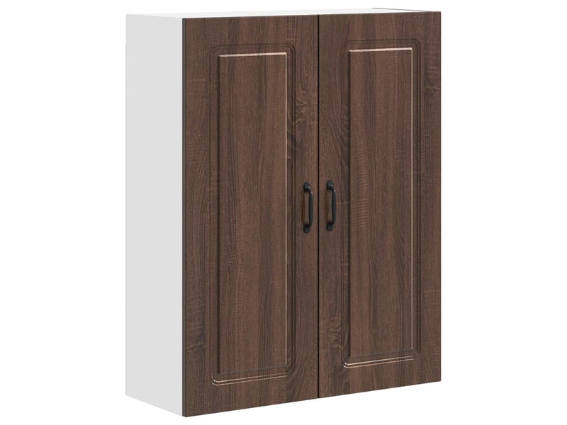  Meuble mural de cuisine | armoire de cuisine chêne brun 80x31x100cm shl650  - Conforama B
