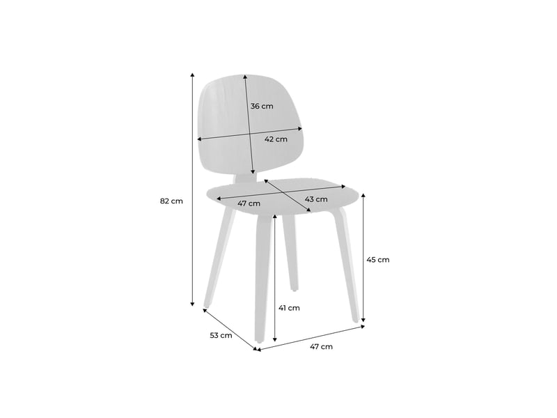  Lot de 2 chaises bois de peuplier courbé placage noyer et bouclette texturée kaki - sophia  - Conforama D