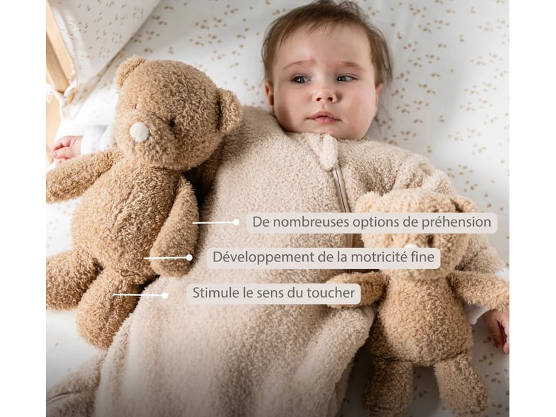  Peluche ours teddy beige - 24 cm  - Conforama C