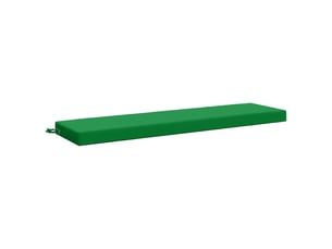 Coussin de banc, coussin d'assise, coussin de canapé soest 100 % polyester vert 140 x 40 x 8 cm cf53666
