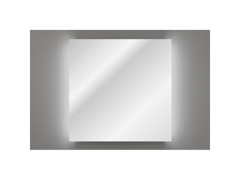  Miroir salle de bain led carré 80x80 cm design moderne  - Conforama E