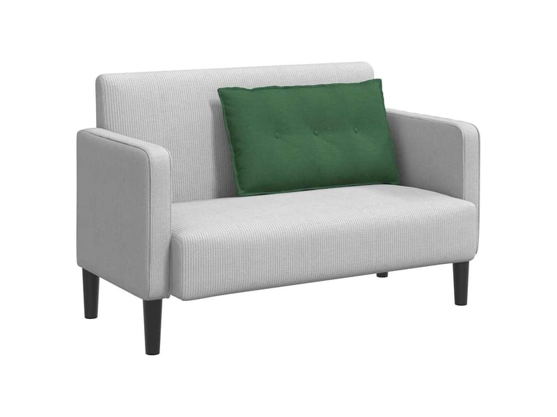  Coussin de dos, coussin de dossier vert jungle 80 x 50 cm tissu en velours côtelé cf55116  - Conforama C
