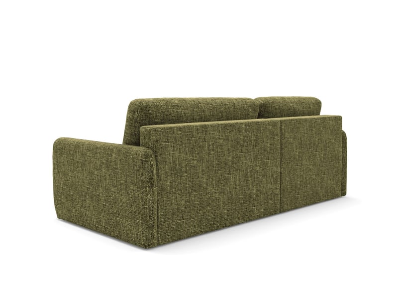 Canapé d'angle convertible livello l vert olive - Conforama E