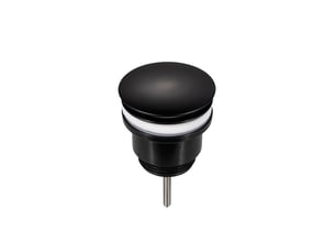 Bonde de lavabo à clapet (sans trop-plein) - bouchon de vidange - bonde de lavabo, noire