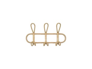 Crochets muraux en rotin - cintre décoratif pour chambre d'enfant, organisateur de vêtements et de chapeaux, étagère de rangement suspendue pour vêtements d'enfants a