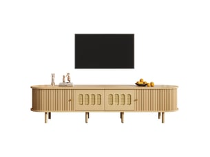 Canapé droit fixe <strong>MIVRAY </strong> <strong></strong> 1 place Bois bois clair avec coffre de rangement
