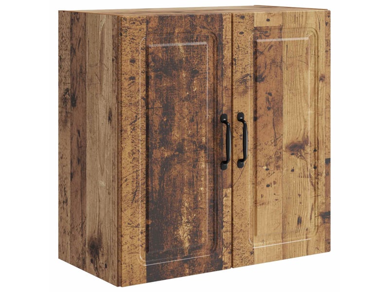 Armoire murale salon, meuble de rangement 59x31x60 cm bois d'ingénierie bois ancien shl944 - Conforama A