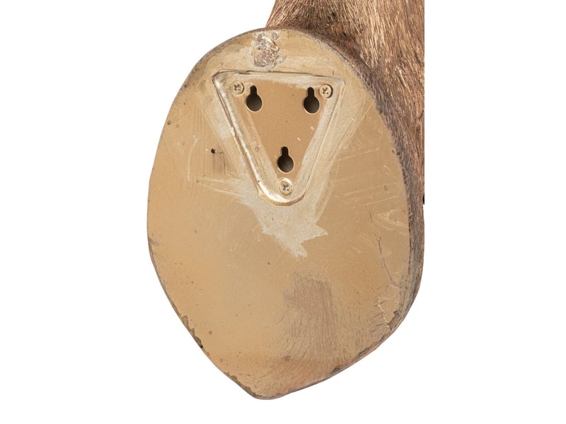  Trophée mural tête de cerf vidar 41cm cuivre  - Conforama C