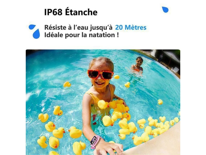  Montre connectee pour enfant z3 rose 4g gps appel video 406806_AABML66324_6_DROPFR - Conforama E