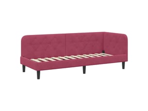 Lit simple 80x200 cm    coloris rouge