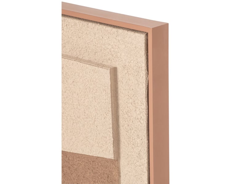  Tableau déco formes inès 82x102cm marron  - Conforama B