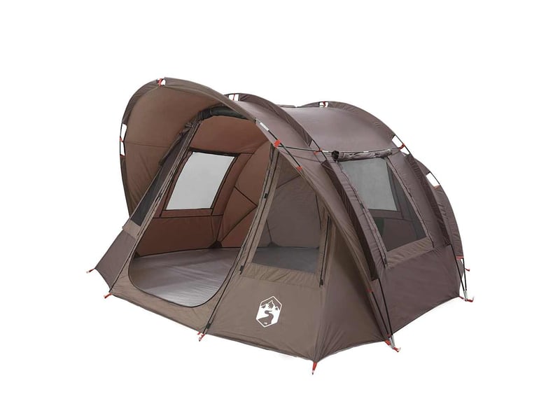  Tente de pêche, tente de camping 2 personnes marron imperméable shl56512  - Conforama D
