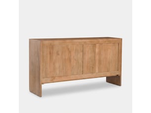 Buffet 3 porte(s) 3 tiroir(s) <strong>MAISON PAVANE</strong> <strong>Achille</strong> - 150 cm coloris marron