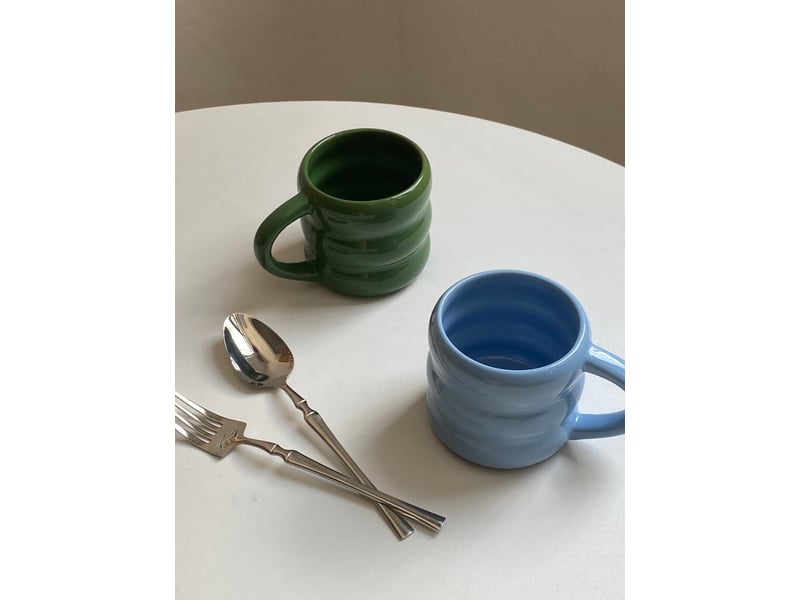  Tasse, modèle ring, vert  - Conforama E