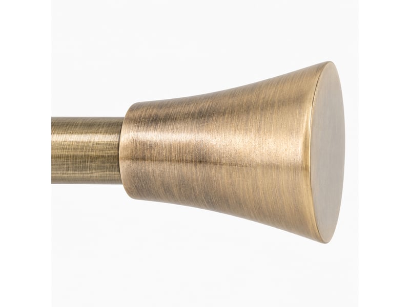  Kit tringle à rideaux extensible avec embouts pommeau d19mm 120-210 cm  - Conforama B