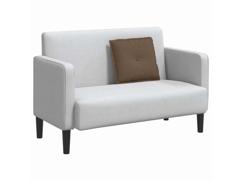  Coussin de dos, coussin de dossier marron 50 x 19 x 45 cm tissu cf54809  - Conforama C