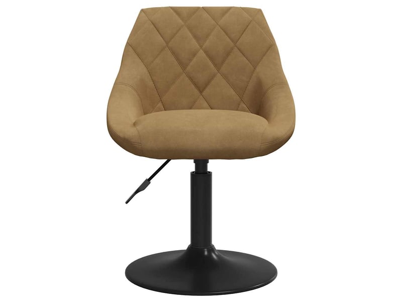  Tabouret de bar, chaise de bar marron velours shl89566  - Conforama C