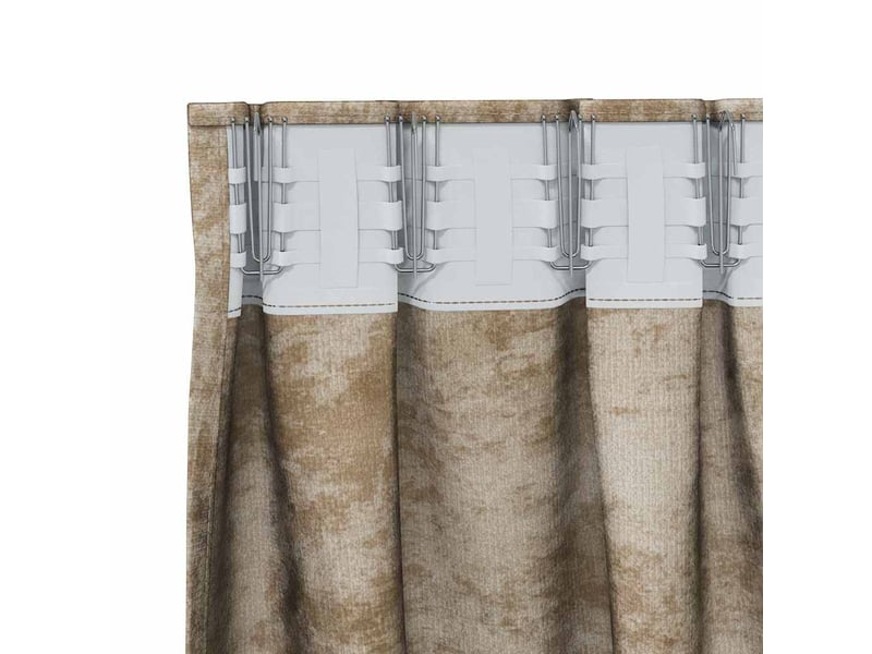  Lot de 2 rideaux en velours, rideaux de fenêtre champagne 245 x 140 cm velours cf44178  - Conforama E
