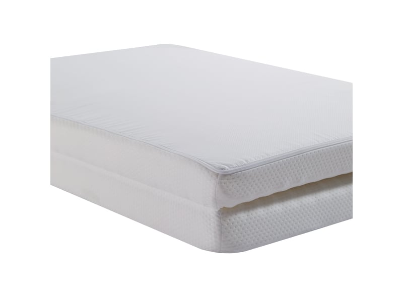 Matelas 140x100200x10cm, dureté h3, oeko-tex, mousse, housse amovible et lavable, blanc - Conforama C