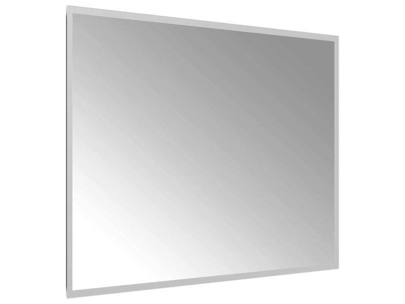 Miroir de salle de bain, miroir de toilette led transparent 80 x 60 cm verre trempé cf62620 - Conforama D