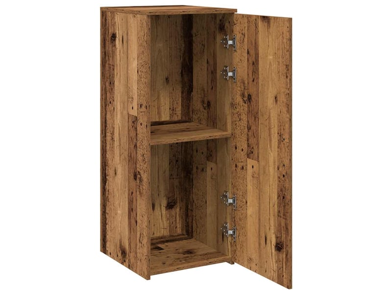  Armoire de rangement, rangement bureau vieux bois 40x45x103,5cm bois d'ingénierie  - Conforama D