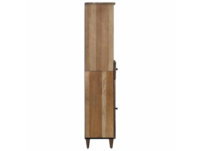 Armoire de salle de bain, cabinet de salle de bain marron 38 x 33 x 160 cm cf65097 - Conforama D