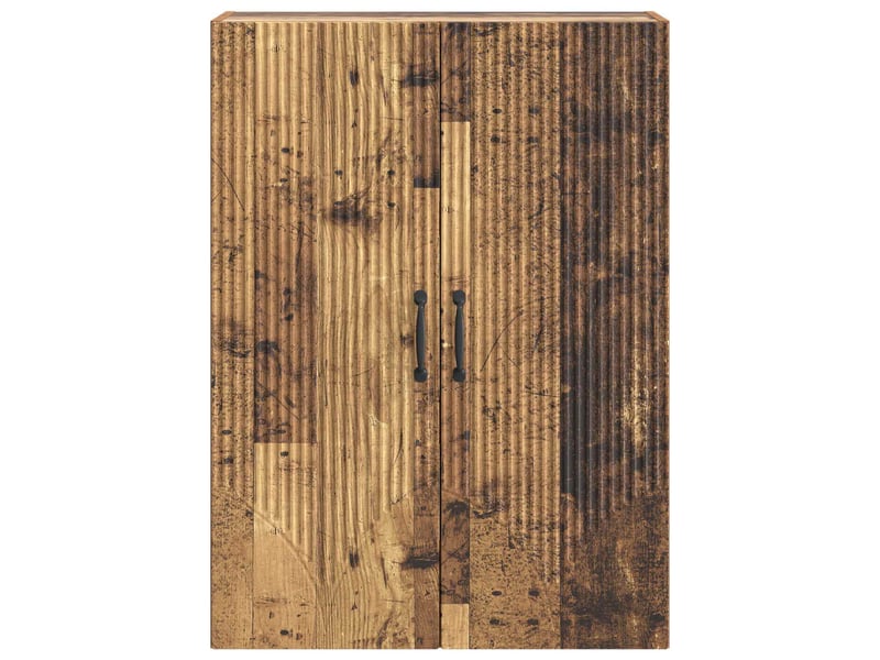  Armoire murale salon 66x34,5x90cm bois d'ingénierie bois ancien shl2581  - Conforama D