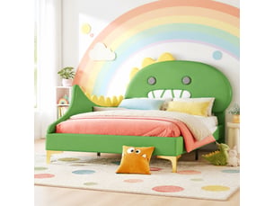 Lit simple 90x200 cm    coloris vert