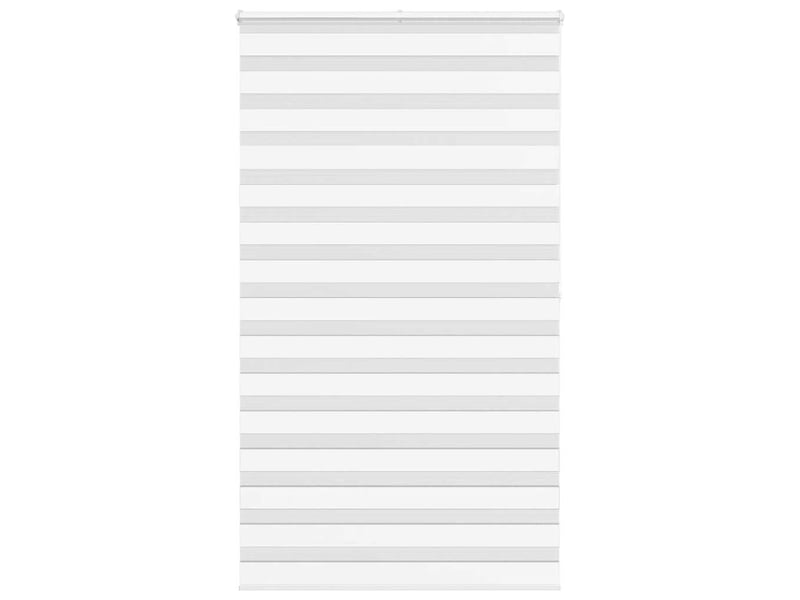Store zèbre, store de fenêtre blanc 120x200 cm largeur du tissu 125,9cm polyester cf48359 - Conforama B