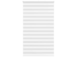 Store zèbre, store de fenêtre blanc 120x200 cm largeur du tissu 125,9cm polyester cf48359