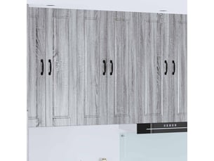 Meuble mural de cuisine, armoire de cuisine gris sonoma 60x31x100cm
