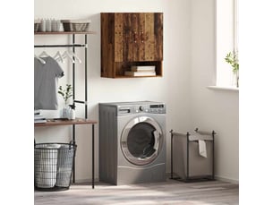 Meuble mural, rangement salon 60 x 31 x 70 cm bois d'ingénierie vieux bois shl1454
