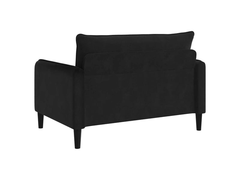  Vidaxl fauteuil xxl noir velours  - Conforama E