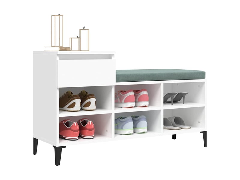  Meuble à chaussure | armoire à chaussures blanc 102x36x60 cm bois d'ingénierie shl6472  - Conforama D