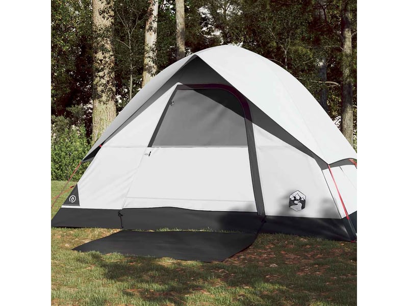  Tente de camping, tente à dôme 3 personnes tissu occultant imperméable shl28053  - Conforama B