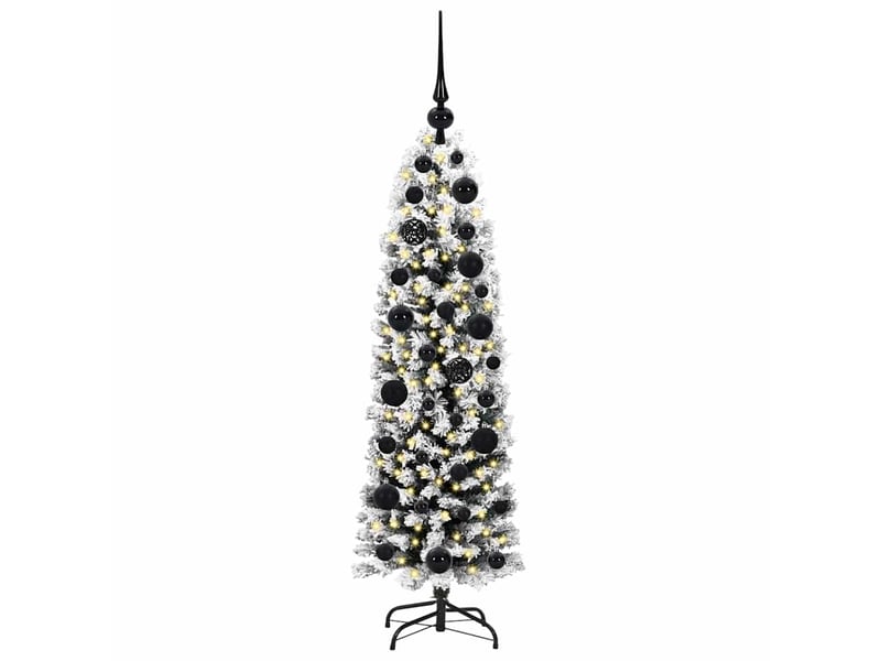 Sapin de noël artificiel, arbre de noël vert 120 cm pvc et acier et plastique shl9740 - Conforama C