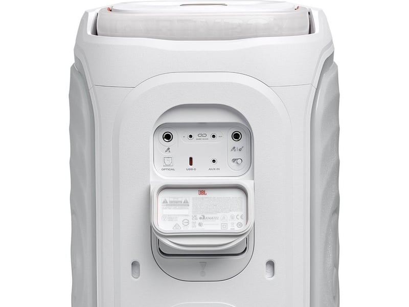  Enceinte bluetooth portable partybox 130 blanc 200 w rms batterie 15 h led ipx4 JBLPB130WHTEP - Conforama E