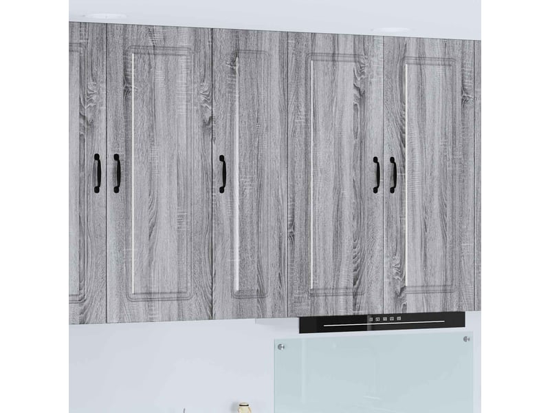  Meuble mural de cuisine | armoire de cuisine gris sonoma 30x31x100cm  - Conforama B