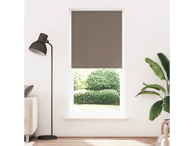  Store enrouleur occultant, store à rouleau 84,4 x 230 cm, largeur du tissu 80 cm, couleur café cf45481  - Conforama B