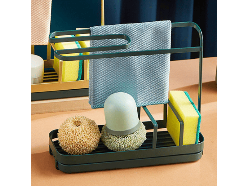  Porte-éponge perforé élégant et robuste, antirouille, pour cuisine et salle de bain  - Conforama B