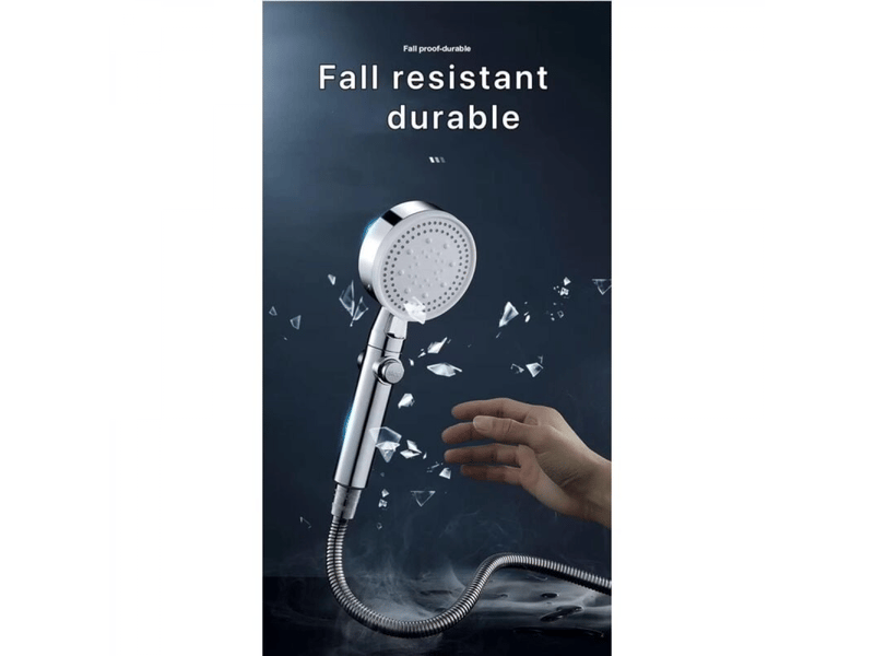  Pommeau de douche haute pression, idéal pour le bain et le spa, anticalcaire, haute pression, massage (argenté)  - Conforama D